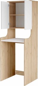 Ντουλάπι Πλυντηρίου Φυσικό / Λευκό PUPU 64.8x33.8x181