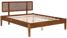 Κρεβάτι Izabelya (Για Στρώμα 100x200cm) 284MTL1136 112x205x90cm Walnut Μονό