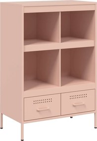 vidaXL Ντουλάπι Ροζ 68 x 39 x 101,5 εκ. από Χάλυβα