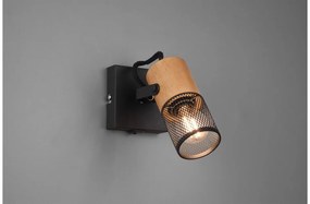 Σποτ Φωτιστικό Τοίχου 1xE14 Κινητό Διακόπτης Tosh Trio Lighting-804370132-Μαύρο 804370132