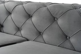 Corner Sofa Como Eco Right - Anthracite Anthracite