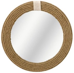 Καθρέπτης Rope φυσικό 60x2x60εκ 60x2x60 εκ.