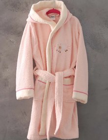 Βρεφικό Μπουρνούζι Rythmos Souzi Pink