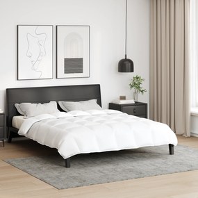 vidaXL Κουβέρτες & Κουβερλί Λευκό 200 x 220 εκ. Πούπουλο