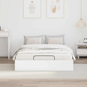 vidaXL Κρεβάτι Οθωμανικού Τύπου Λευκό 140 x 200 cm