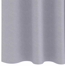 vidaXL Κουρτίνες 2 pcs Μεταλλικό Γκρι 225x140εκ. Πολυεστέρας