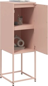 vidaXL Ντουλάπι Ροζ 36x39x107 εκ. από Ατσάλι