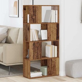 vidaXL Κέντρο ψυχαγωγίας Καφέ 60 x 24 x 124 εκ Επεξεργασμένο ξύλο