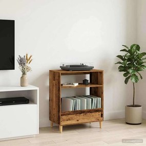 vidaXL Βάση πικάπ Παλαιωμένο ξύλο 71 x 39,5 x 83 εκ.