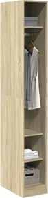 vidaXL Ντουλάπα Sonoma Δρυς 30x50x200 εκ. από Επεξεργασμένο Ξύλο