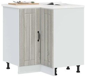 Γωνιακό ντουλάπι βάσης κουζίνας "Lucca" Γκρι Sonoma