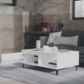 vidaXL Τραπεζάκι Σαλονιού Λευκό 90 x 60 x 35 εκ. από Μοριοσανίδα