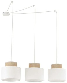 Φωτιστικό Οροφής Duo 2345 400x210cm 3xE27 15W White-Natural TK Lighting