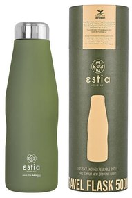 Θερμός-Μπουκάλι Ανοξείδωτο Forest Spirit Flask Save The Aegean Estia 500ml-7x7x22,3εκ. 01-12069