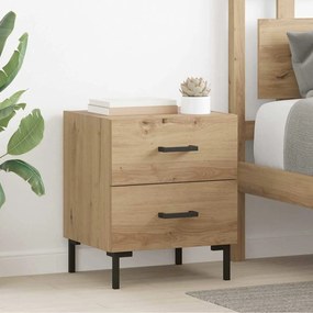 vidaXL Κομοδίνο 2 pcs Artisan Oak 40 x 35 x 47,5 εκ Επεξεργασμένο ξύλο