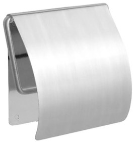 Χαρτοθήκη Κλειστή Quattro 964199 12x3x11cm Satin Karag Ανοξείδωτο Ατσάλι