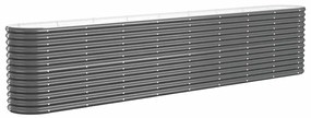 vidaXL Ζαρντινιέρα Ανθρακί 332x40x68 εκ Γαλβανισμένος χάλυβας