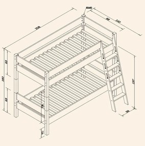Σετ Κουκέτας Στεφανία - Λευκός Σκελετός - Λιλά