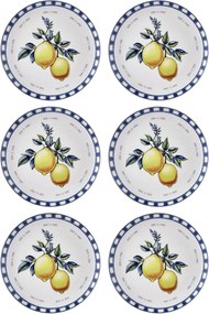 Service Plate Set (6 Pieces) ODL0004 Yellow