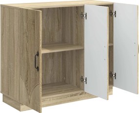 vidaXL Πλαϊνό γραφείο Sonoma Δρυς 89 x 34,5 x 77 εκ.