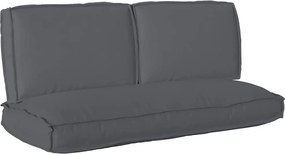 vidaXL Σετ μαξιλαριών 3 pcs Ανθρακί Ύφασμα Όξφορντ