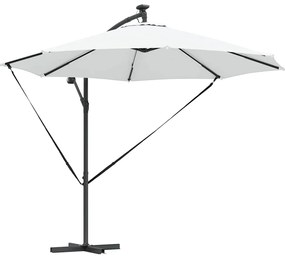 vidaXL Ομπρέλα Cantilever Banana Άμμος 294 x 294 x 248 cm