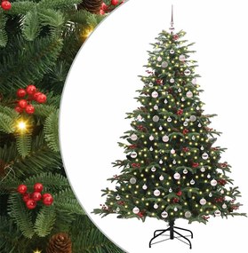 vidaXL Τεχνητό Χριστουγεννιάτικο Δέντρο με 300 LED Πράσινο 240 cm