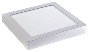 Πλαφονιέρα LED Mounted Panel 20watt Τετράγωνο 3000K Θερμό Λευκό (2.20.03.1) - 1.5W - 20W - 2.20.03.1