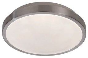 InLight Πλαφονιέρα οροφής LED 12W 4000K από ασημί ματ ακρυλικό D:30cm 42159-Γ-Ασημί Ματ