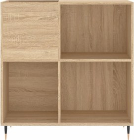 vidaXL Δισκοθήκη Sonoma Δρυς 84,5 x 38 x 89 εκ. από Επεξεργασμένο Ξύλο