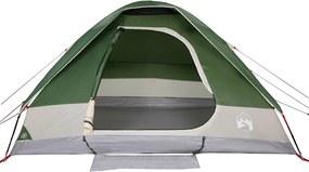 vidaXL Σκηνή Κάμπινγκ 4 Ατόμων Αδιάβροχη Πράσινη
