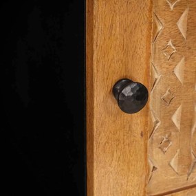 vidaXL Πλαϊνό γραφείο Ανοιχτό καφέ 33.5 x 80 x 75 εκ