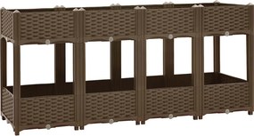 vidaXL Ζαρντινιέρα 160 x 40 x 71 εκ. από Πολυπροπυλένιο