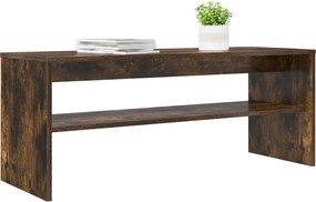 vidaXL Ντουλάπι TV 100 x 35 x 40 εκ Καπνιστό Δρύς Επεξεργασμένο Ξύλο