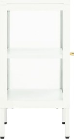 vidaXL Μπουφές 38 x 35 x 70 εκ. Μέταλλο και Γυαλί