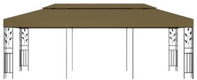 vidaXL Κιόσκι Taupe 6 x 3 μ. 180 γρ/μ²