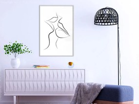 Αφίσα - Passionate Closeness - 30x45 - Χρυσό - Με πασπαρτού