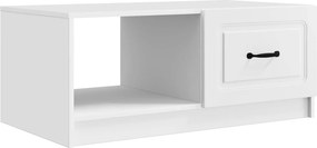 vidaXL Τραπεζάκι σαλονιού Λευκό 90 x 50 x 37 εκ Επεξεργασμένο Ξύλο
