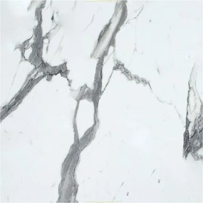 Επιφάνεια τραπεζιού Melody pakoworld HPL λευκό μαρμάρου 60x60εκ πάχους 12mm