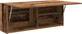 vidaXL Ντουλάπι τοίχου μπάνιου Παλιό ξύλο 100x25x40 cm