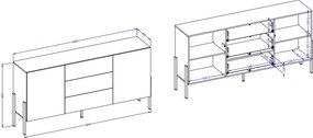 Μπουφές Plum 2D3D-Mpez