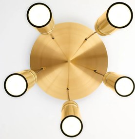 Κρεμαστό Φωτιστικό Alas Φ37cm 5xGU10 Χρυσό