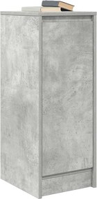 vidaXL Ντουλάπι Γκρι Σκυροδέματος 29,5x34x76 εκ. Επεξεργασμένο Ξύλο