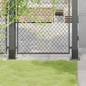 vidaXL Βάσεις στύλων τετράγωνες 12 τεμάχια Χάλυβας με επικάλυψη σκόνης