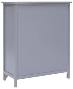 Βοηθητική Συρταριέρα Γκρι 60x30x75 εκ. από Ξύλο Παυλώνιας - Γκρι