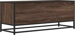 vidaXL Ντουλάπι τηλεόρασης καφέ δρυς 100x34,5x40 cm