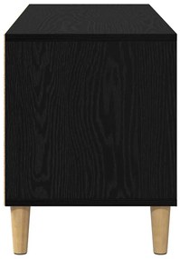 vidaXL Ντουλάπι TV Μαύρη Οξυά 100 x 34,5 x 44,5 εκ. Επεξεργασμένο ξύλο