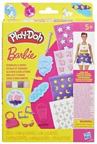 Παιχνίδι με Πλαστελίνη Play-Doh Barbie Sparkles &amp; Gems Πολύχρωμο