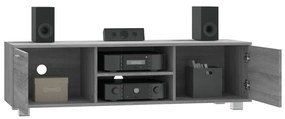 vidaXL Έπιπλο Τηλεόρασης Γκρι Sonoma 140x40,5x35 εκ. από Επεξεργ. Ξύλο