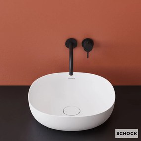 Νιπτήρας SLIGHT 39x39 Marmorin by Schock White Matt 68502-301